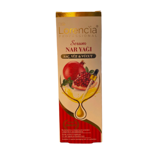 Bio Lorencia Saç, Yüz ve Vücut Nar Yağı  100 Ml