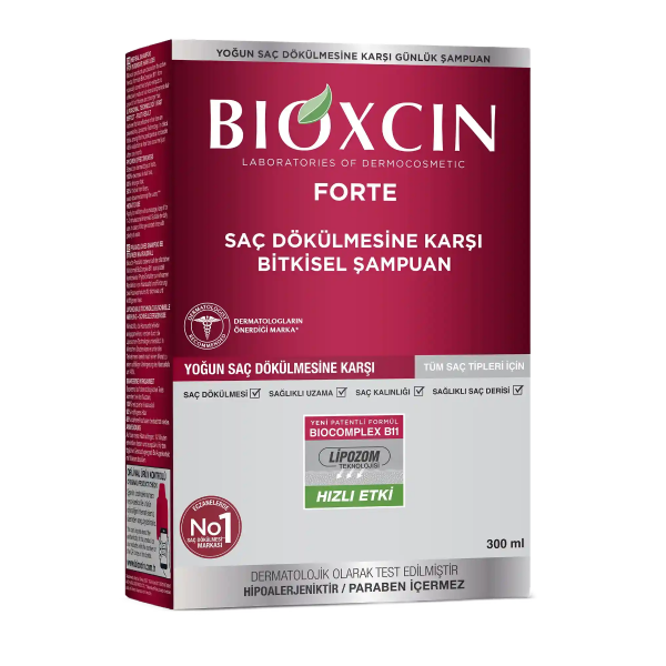 Bioxcin Forte Saç Dökülmesine Karşı Bakım Şampuanı  300 ml