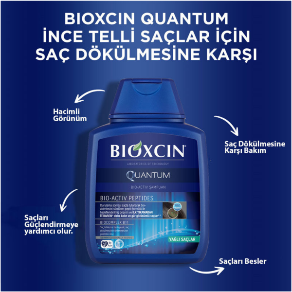 Bioxcin Quantum Şampuan 300 ml (Yağlı Saçlar) - 3 Al 2 Öde - 3