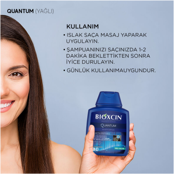 Bioxcin Quantum Şampuan 300 ml (Yağlı Saçlar) - 3 Al 2 Öde - 4