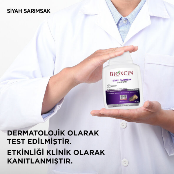 Bioxcin Saç Dökülmesine Karşı Siyah Sarımsak Şampuanı 300 ml - 3 Al 2 Öde - 6