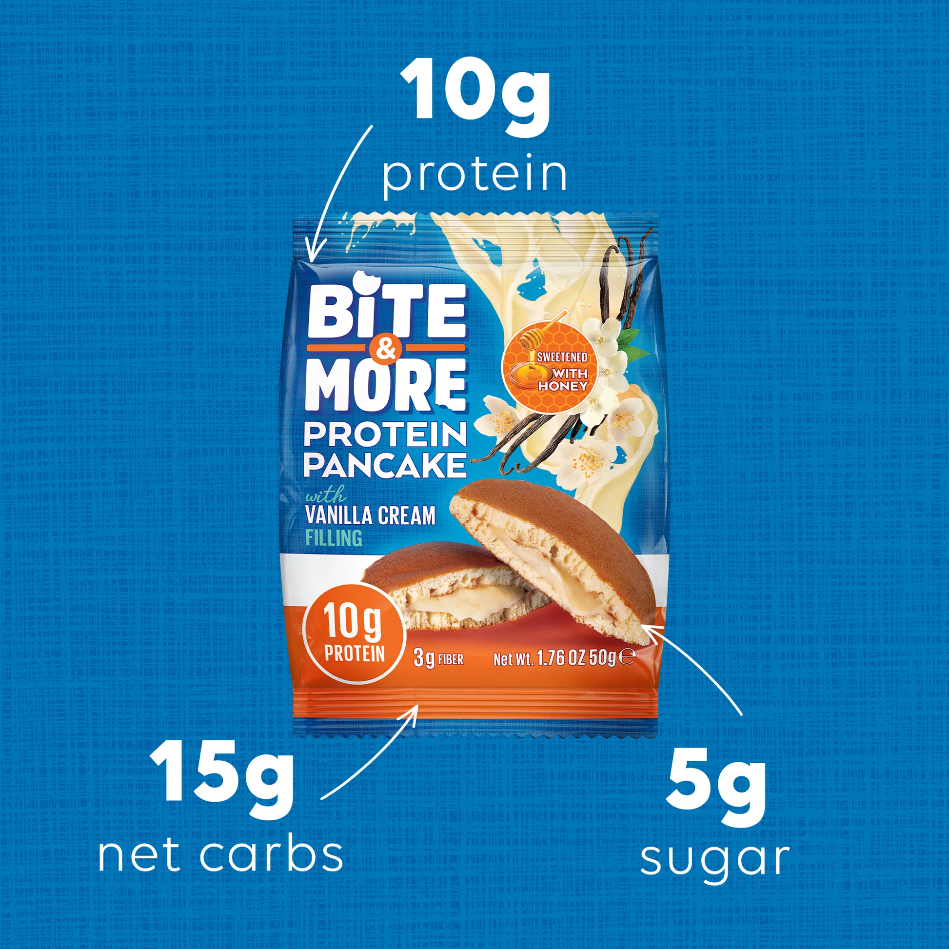 Bite & More Protein Pancake 50 gr x 12 Adet - 11