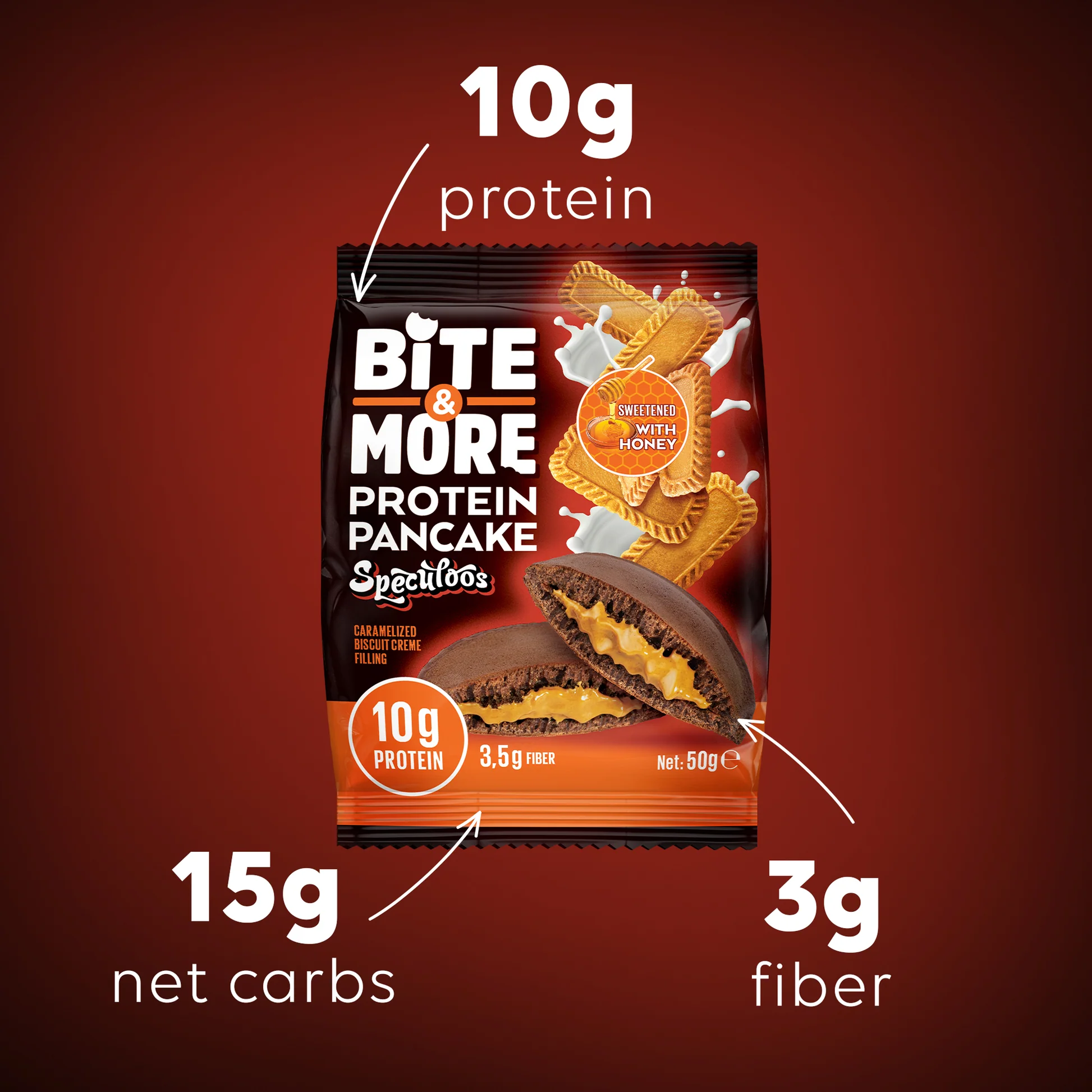 Bite & More Protein Pancake 50 gr x 12 Adet - 12