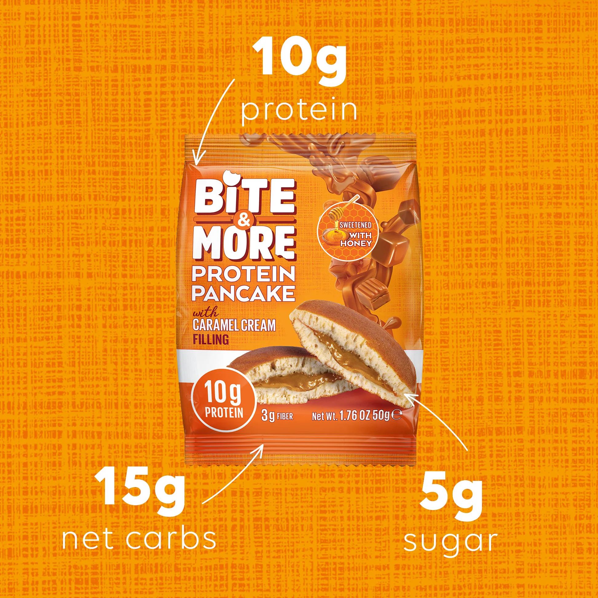 Bite & More Protein Pancake 50 gr x 12 Adet - 14