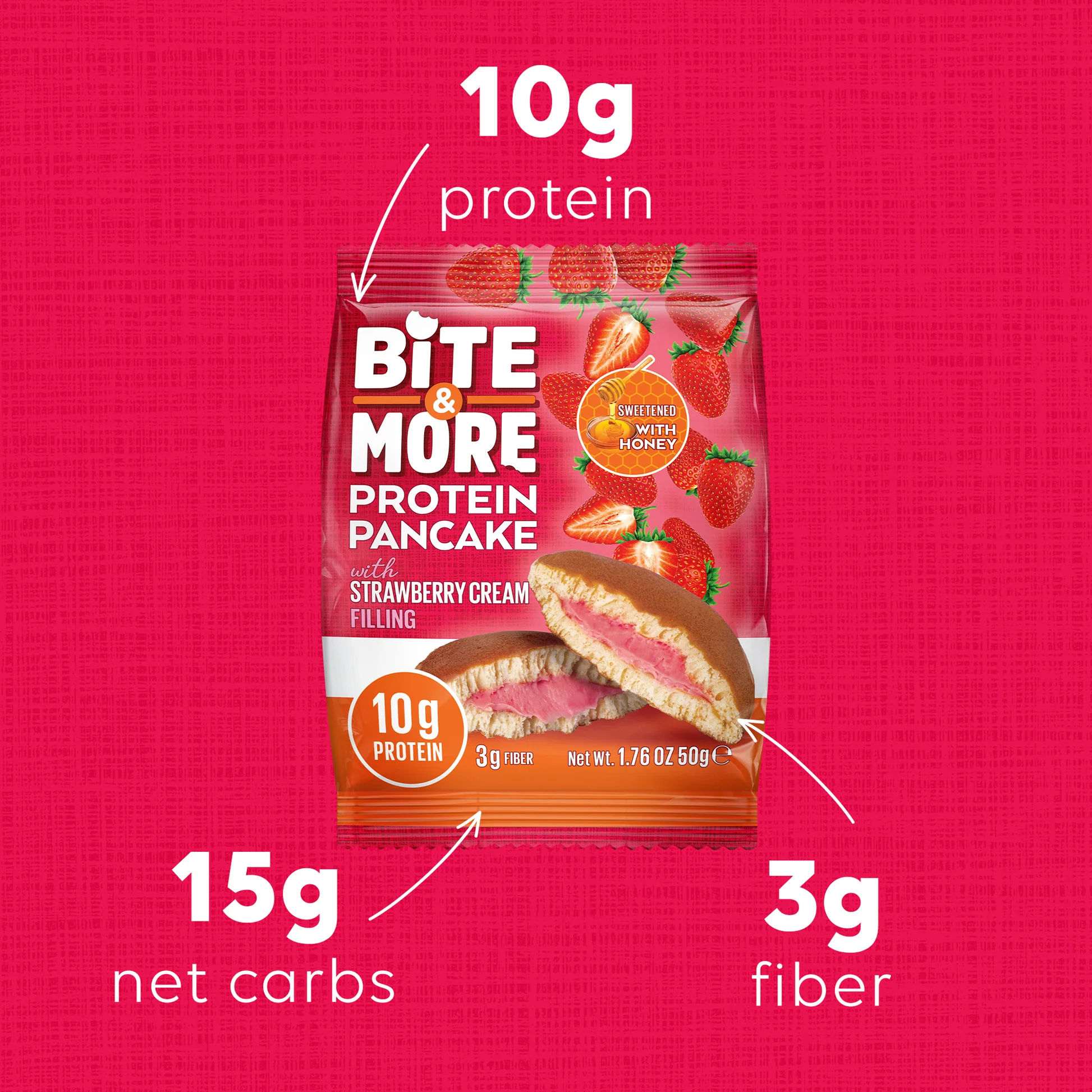 Bite & More Protein Pancake 50 gr x 12 Adet - 15