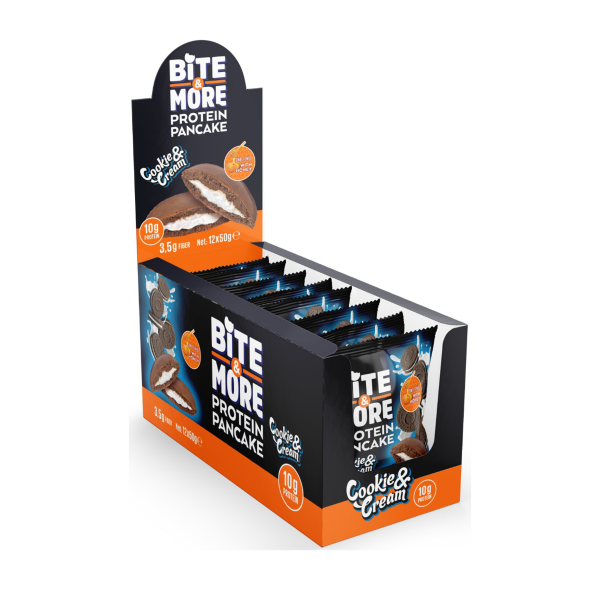 Bite More Proteinli Pankek Cookie Cream 50 gr 12 Adet