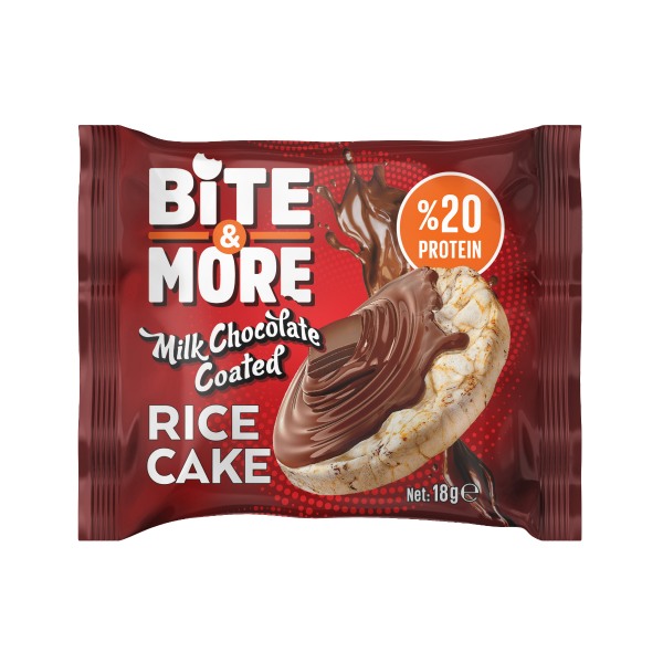 Bite More Proteinli Pirinç Patlağı Çikolata Kaplı 18 gr  24 Adet - 5
