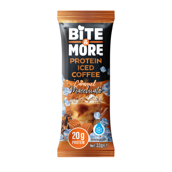 Bite More Proteinli Soğuk Kahve Caramel Macchiato 33 gr  10 Adet - 2