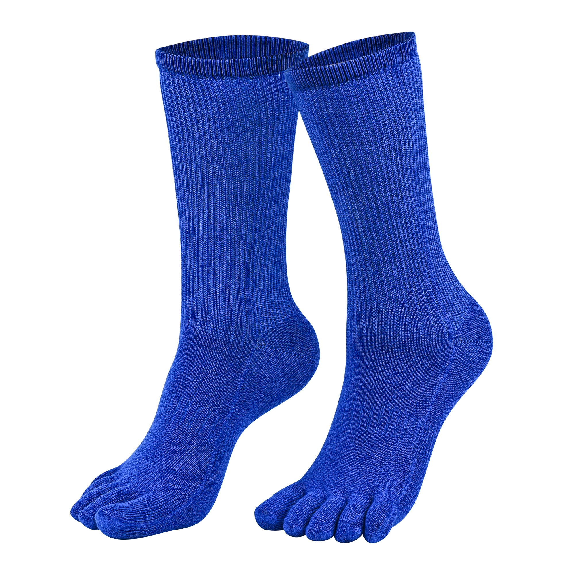 BRIGHTON N-Twist Teknolojili Bambu-Pamuk Bükümlü Parmaklı Çorap 1 Çift - Mavi