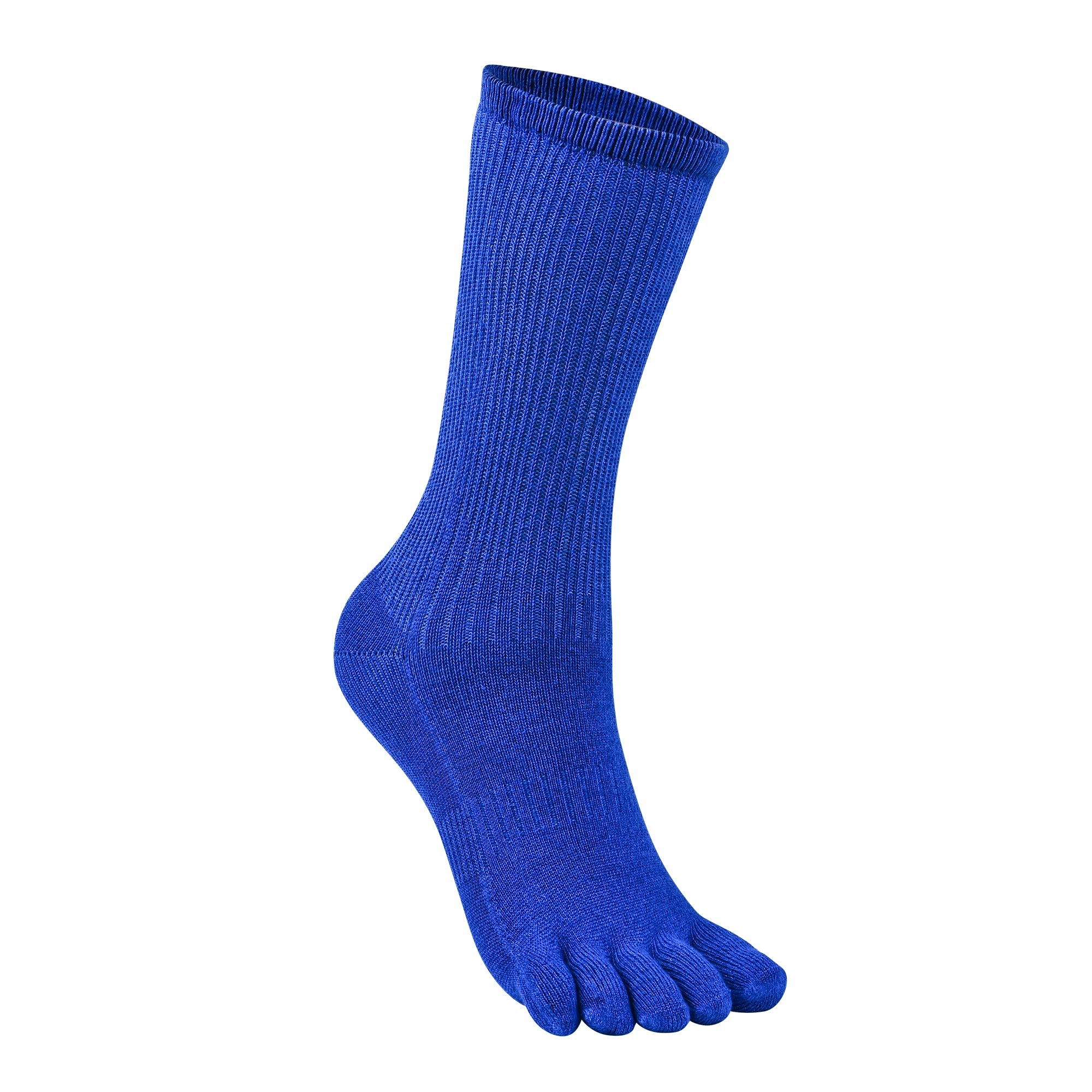 BRIGHTON N-Twist Teknolojili Bambu-Pamuk Bükümlü Parmaklı Çorap 1 Çift - Mavi - 4