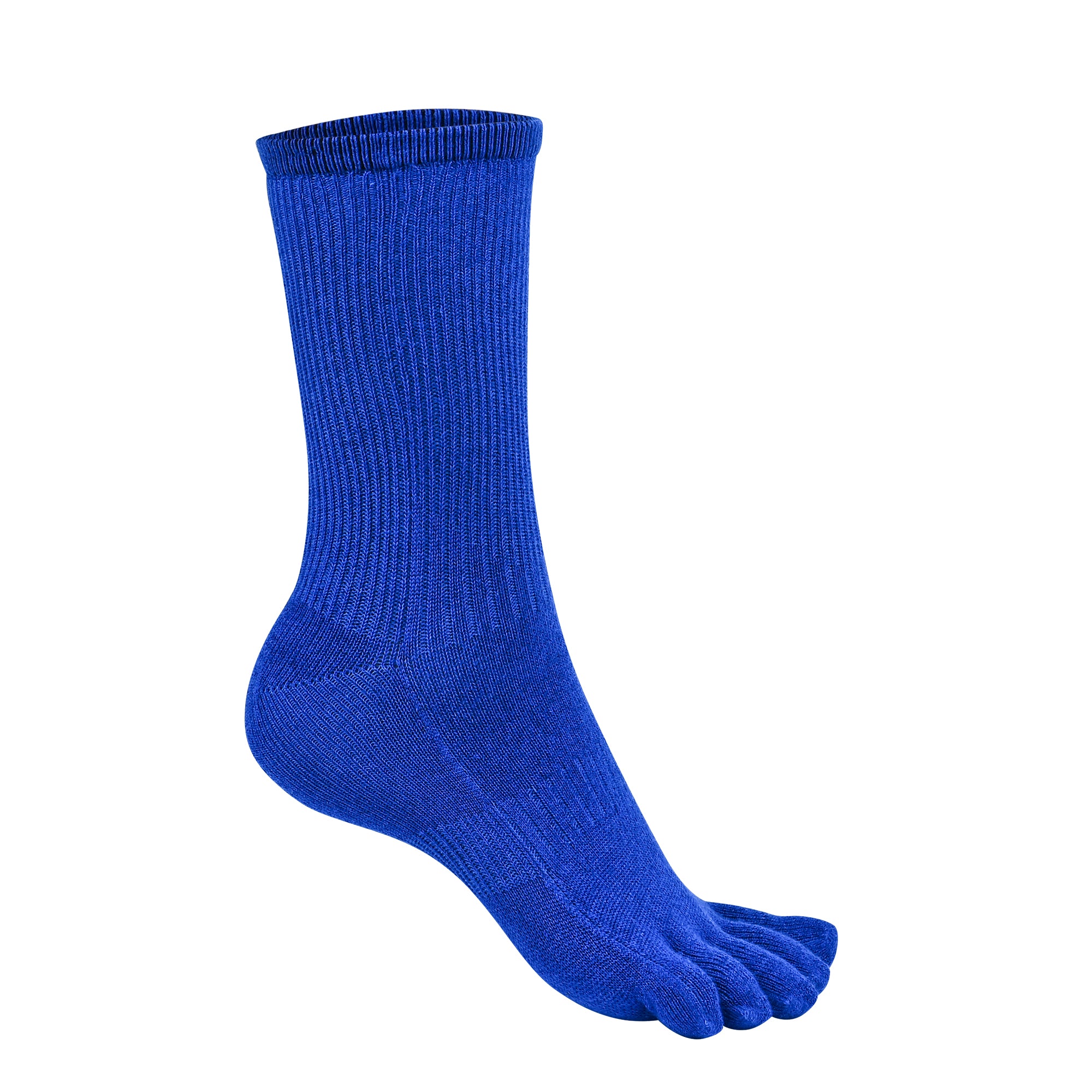 BRIGHTON N-Twist Teknolojili Bambu-Pamuk Bükümlü Parmaklı Çorap 1 Çift - Mavi - 5