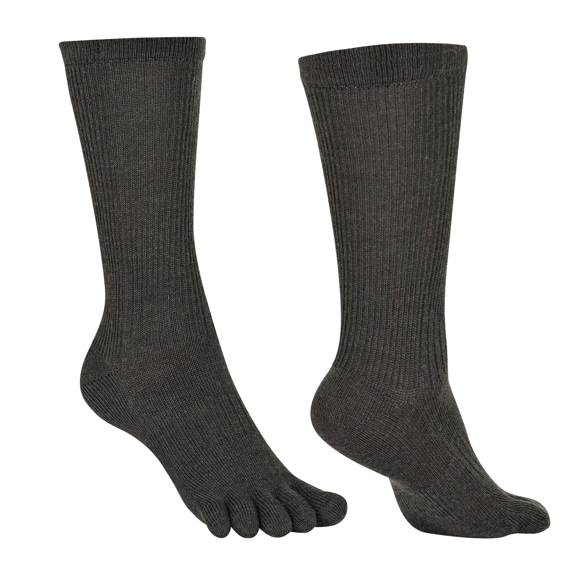 BRUGES Merino Yünlü Mantar ve Koku Önler Parmaklı Çorap 1 Çift Paket Yeşil - 3