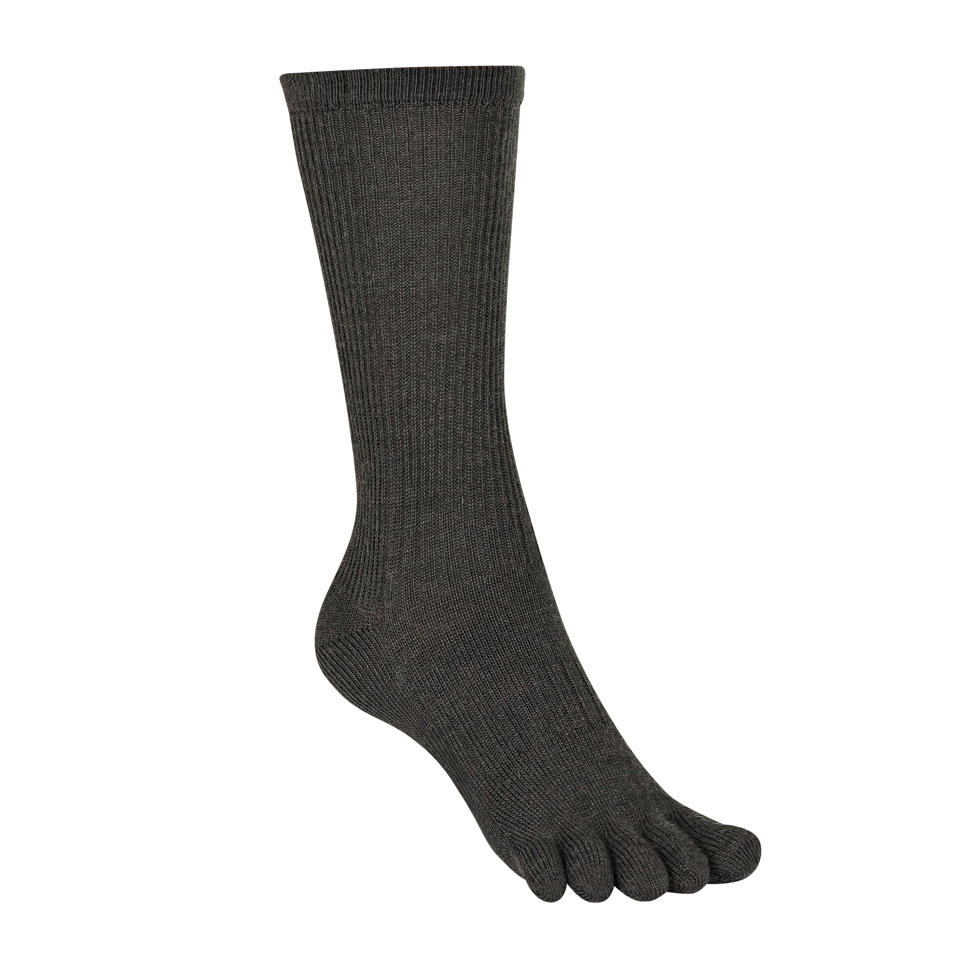 BRUGES Merino Yünlü Mantar ve Koku Önler Parmaklı Çorap 1 Çift Paket Yeşil - 7