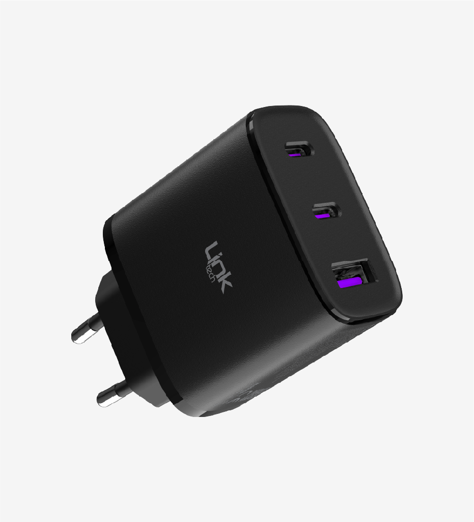 C317 Safe 3 Ports 45W Fast Charger Adapter - 5