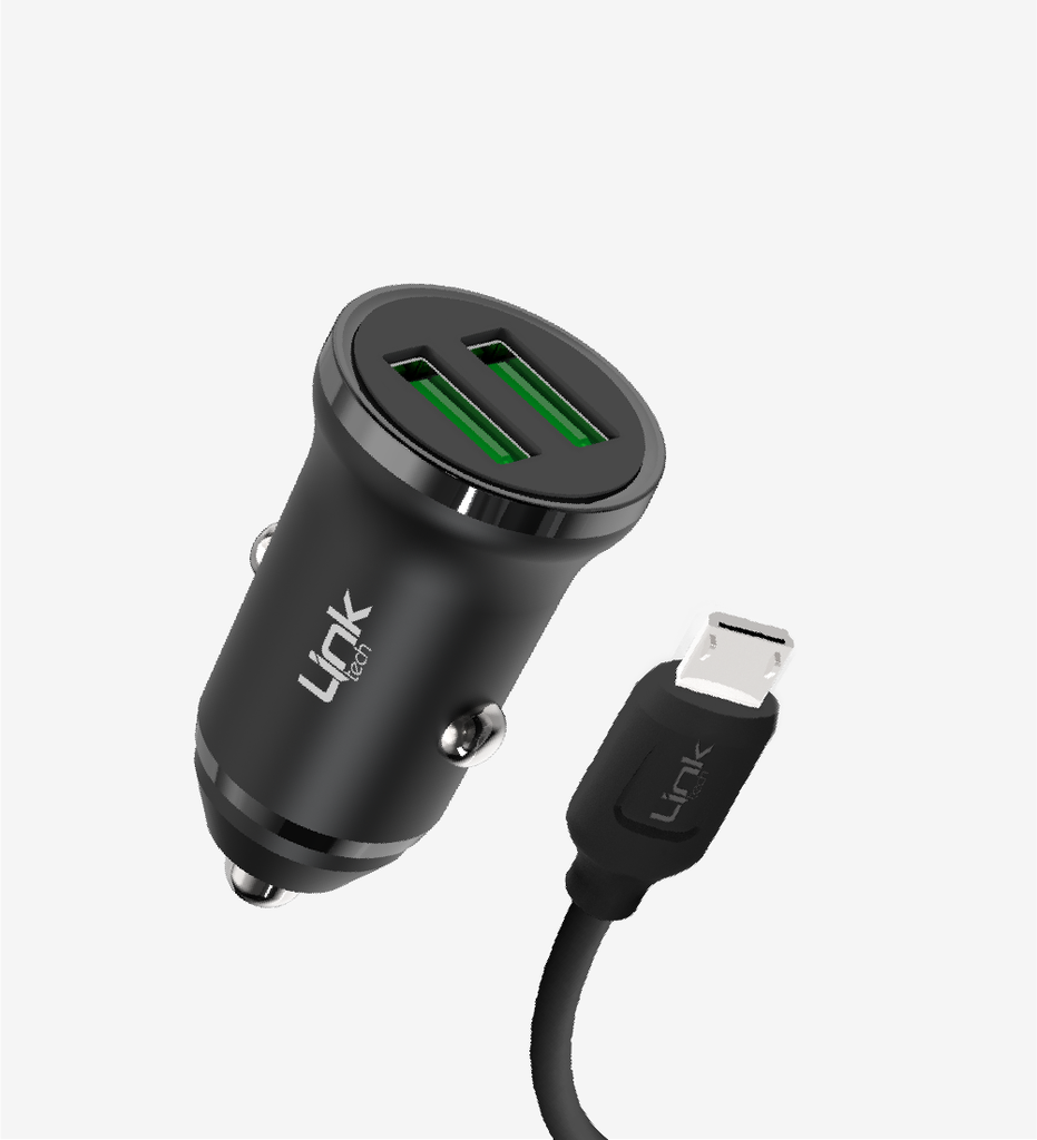 C481 ECO Friendly 12W Car Charger With Micro USB Cable - 2