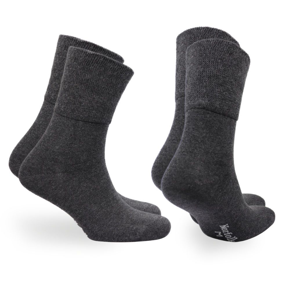 Cambridge Stretch+ Teknolojisine Sahip Ekstra Comfort Fit Bambu Çorap Antrasit 2'li Paket