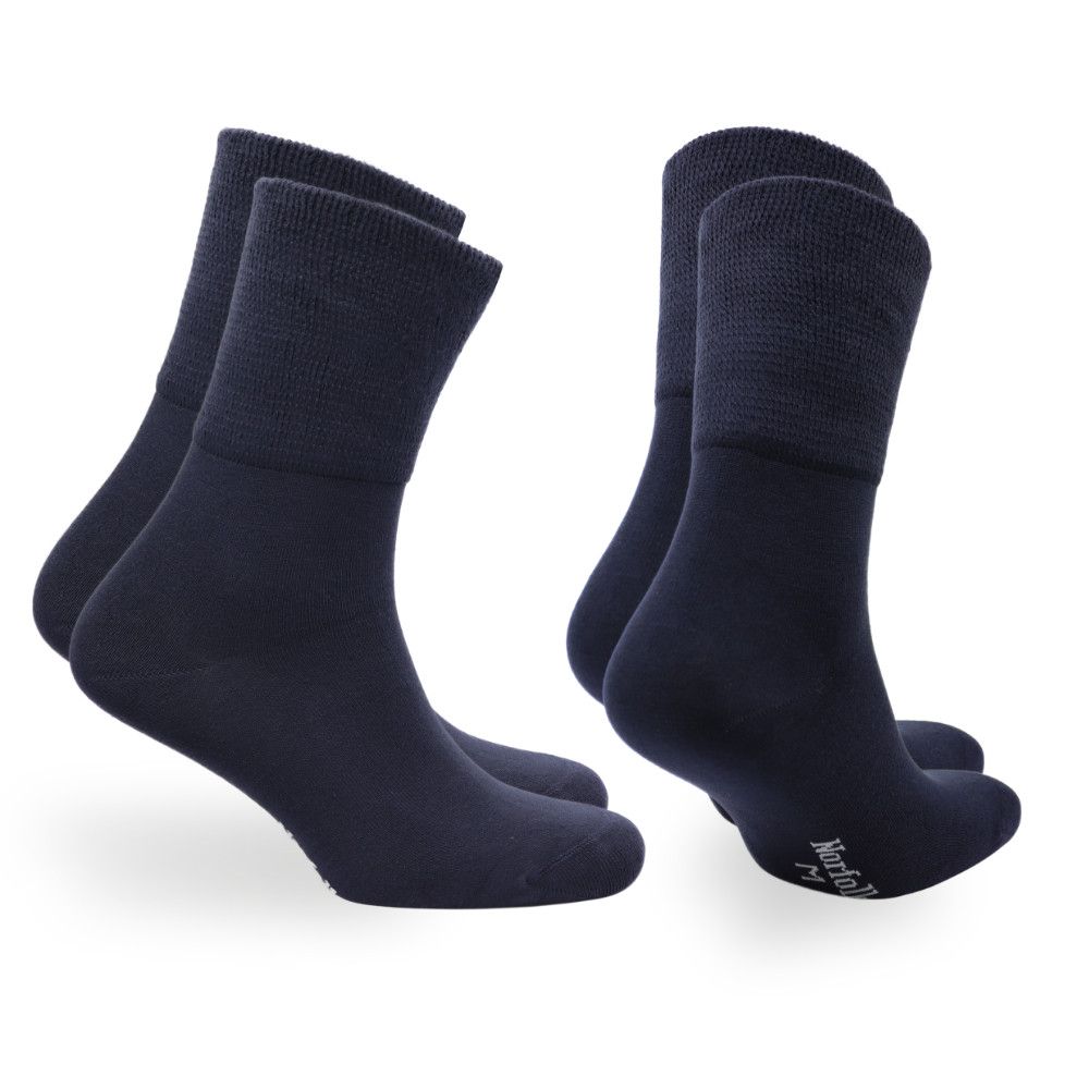 Cambridge Stretch+ Teknolojisine Sahip Ekstra Comfort Fit Bambu Çorap Lacivert 2'li Paket