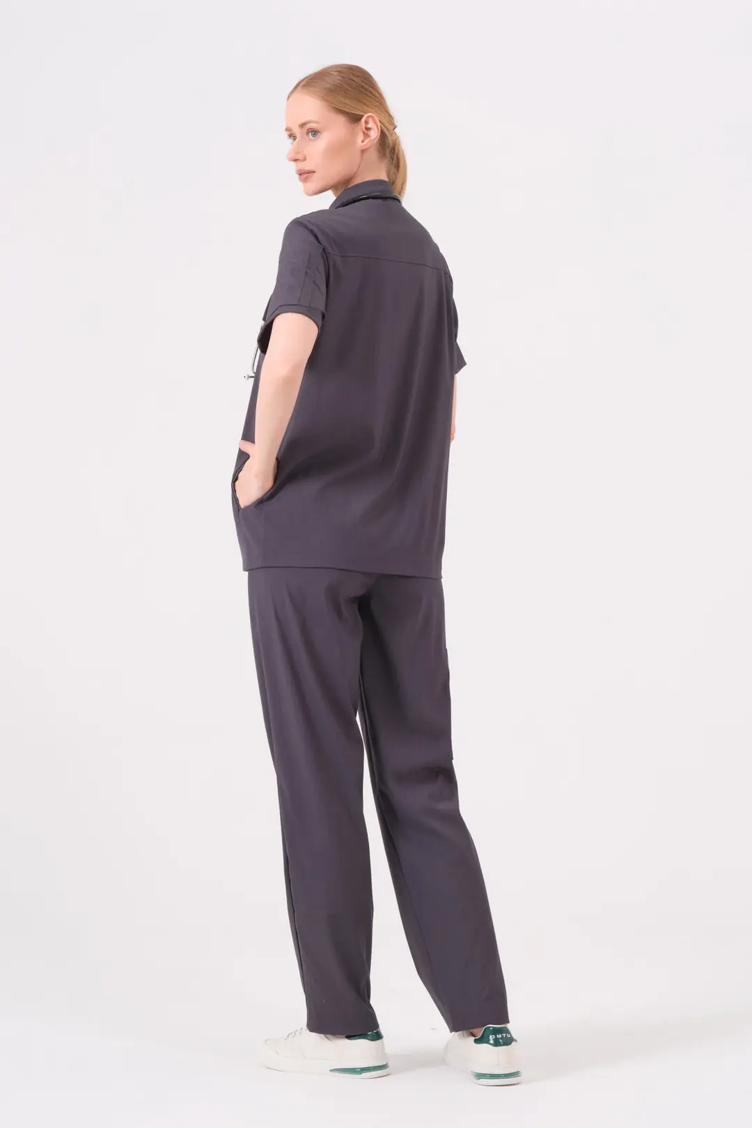 CARINA - ANTRASİT KADIN ALT ÜNİFORMA - 6