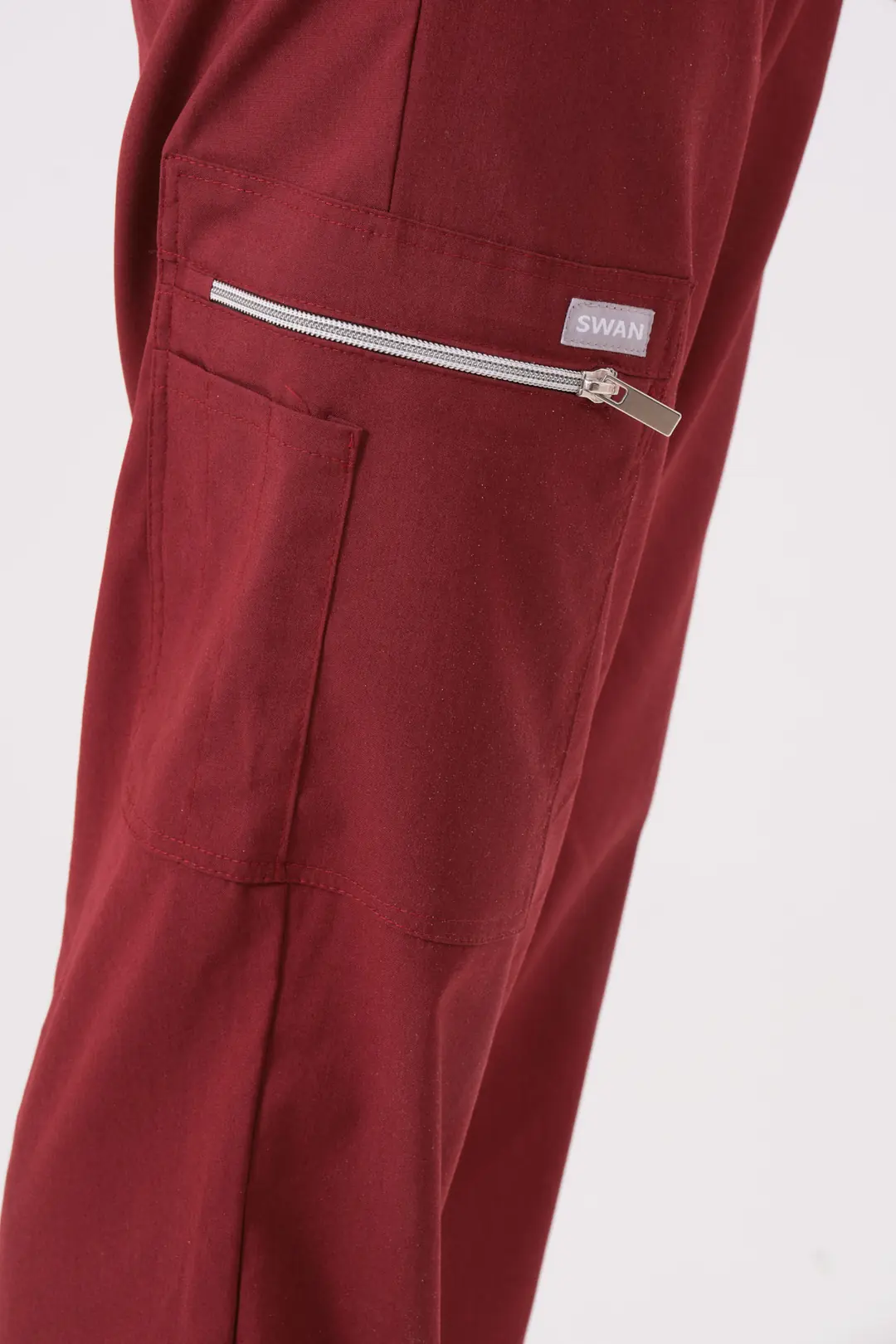 CARINA - BORDO ERKEK ALT ÜNİFORMA - 3