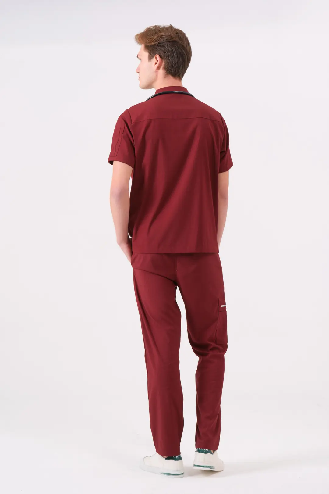 CARINA - BORDO ERKEK ALT ÜNİFORMA - 6