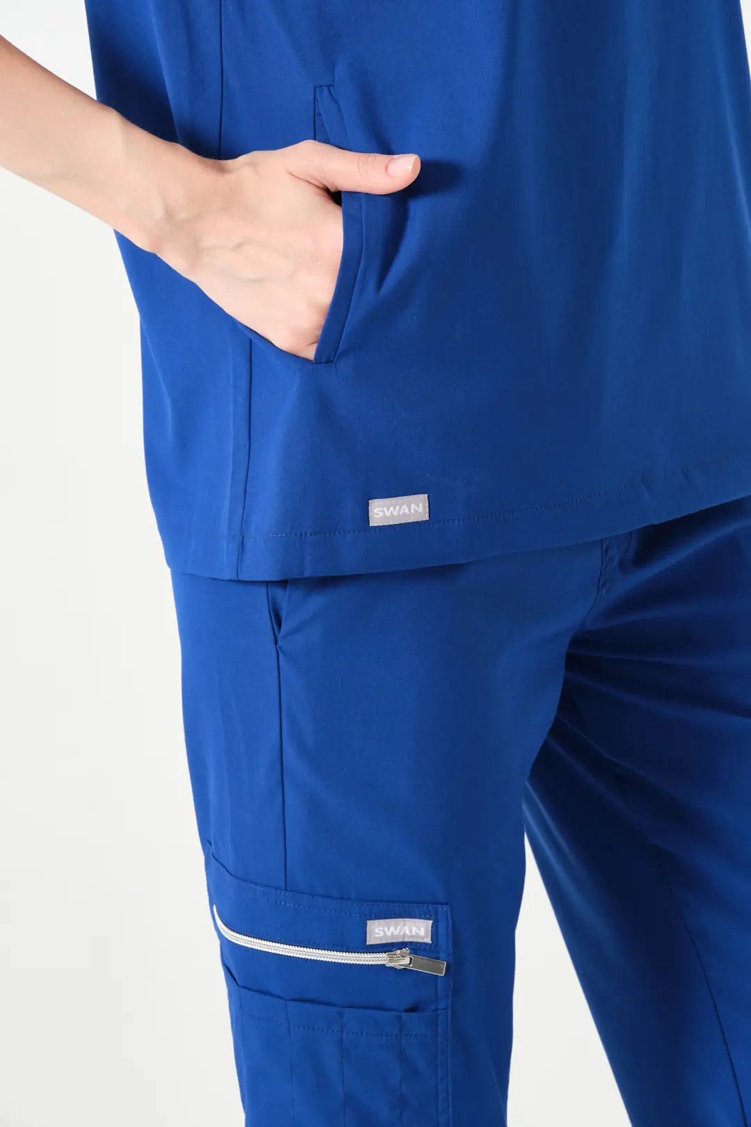 CARINA - SAKS MAVİSİ KADIN ALT ÜNİFORMA - 4