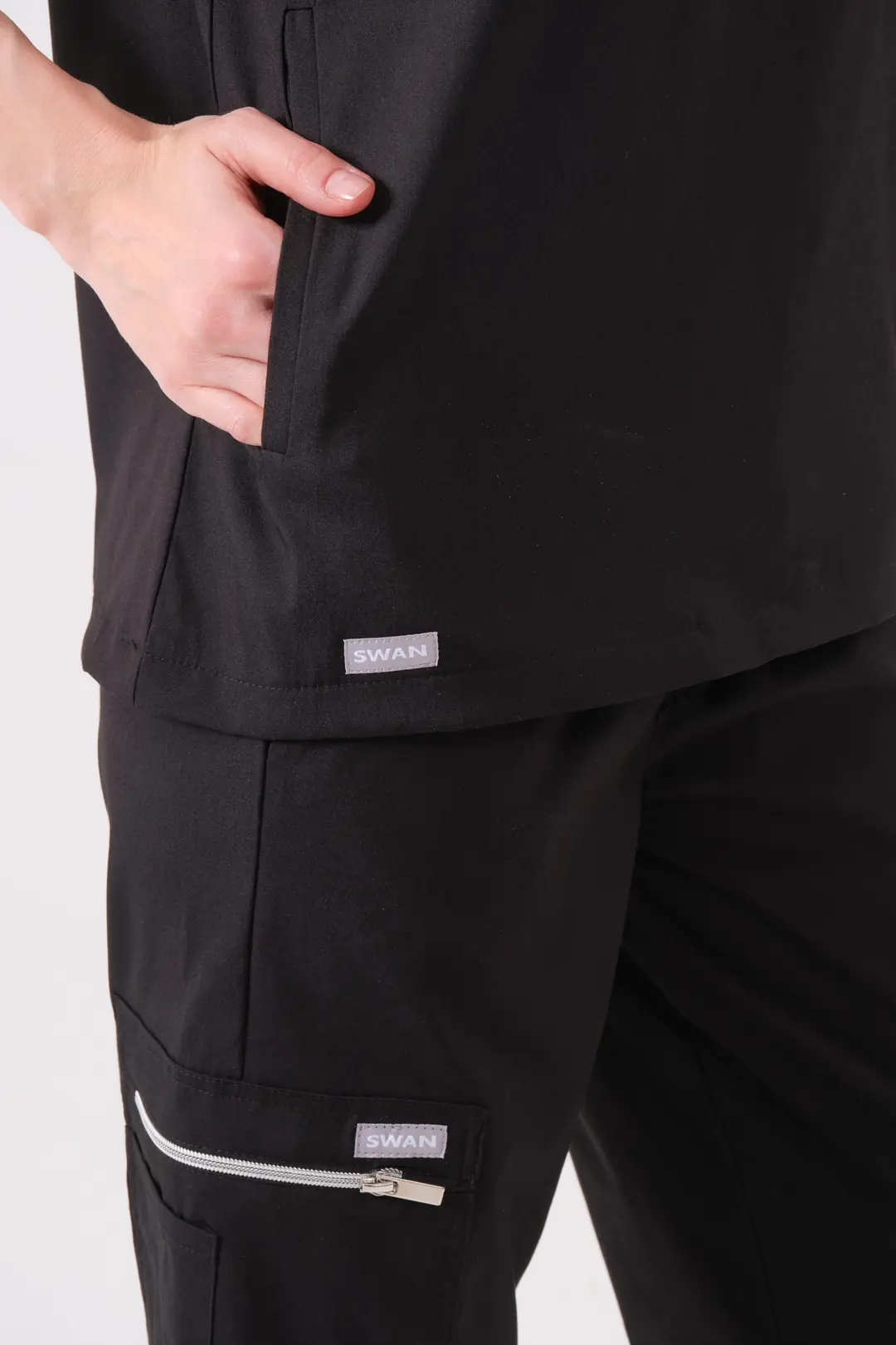 CARINA - SİYAH ERKEK ALT ÜNİFORMA - 4