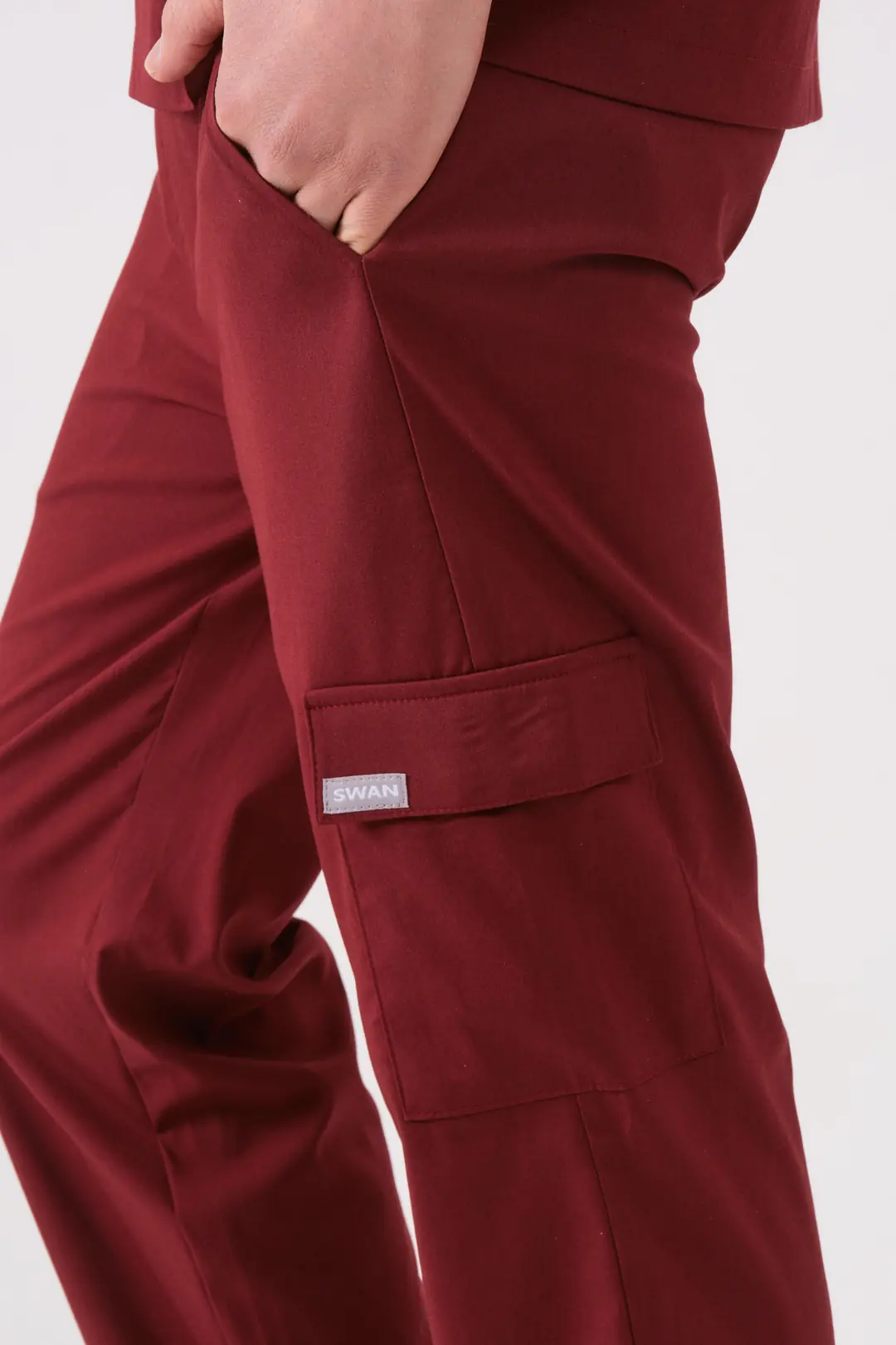 CECELIA - BORDO ERKEK ALT ÜNİFORMA - 3