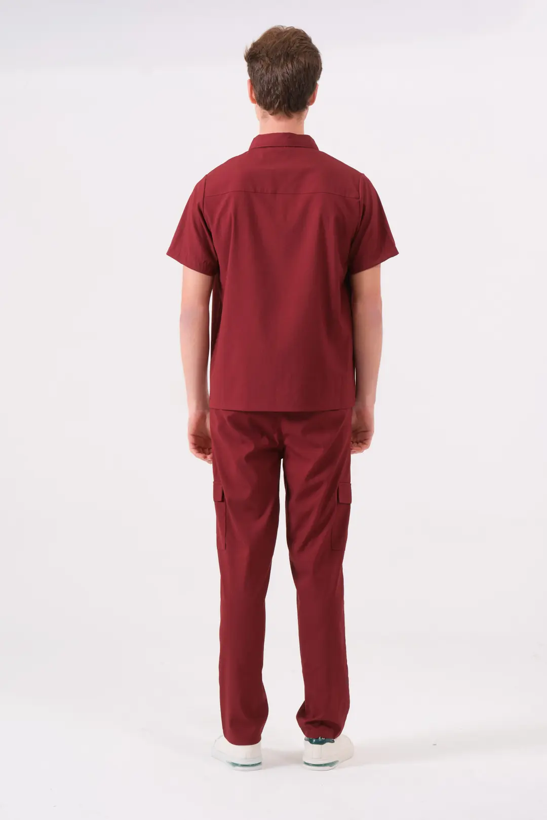 CECELIA - BORDO ERKEK ALT ÜNİFORMA - 6