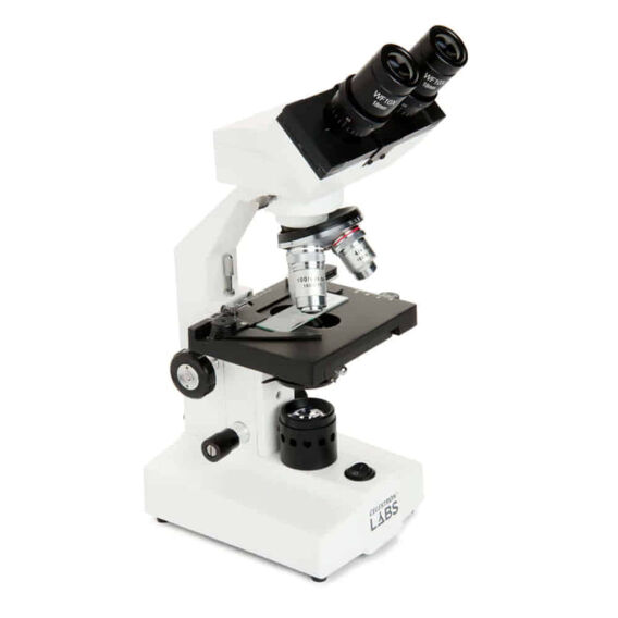 Celestron Labs CB1000CF Mikroskop - 1000x Zoom - Ayarlanabilir LED Işık - Binoküler Başlık - 2