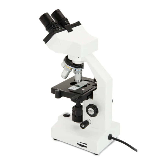 Celestron Labs CB1000CF Mikroskop - 1000x Zoom - Ayarlanabilir LED Işık - Binoküler Başlık - 3