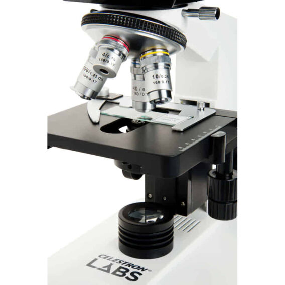 Celestron Labs CB2000C Trinoküler Bileşik Mikroskop – 40x-2000x Büyütme, Hazır Preparatlı, Kamera Uyumlu - 6