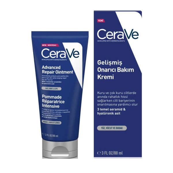 CeraVe Gelişmiş Onarıcı Bakım Kremi Kuru ve Çok Kuru Ciltler  88 ml