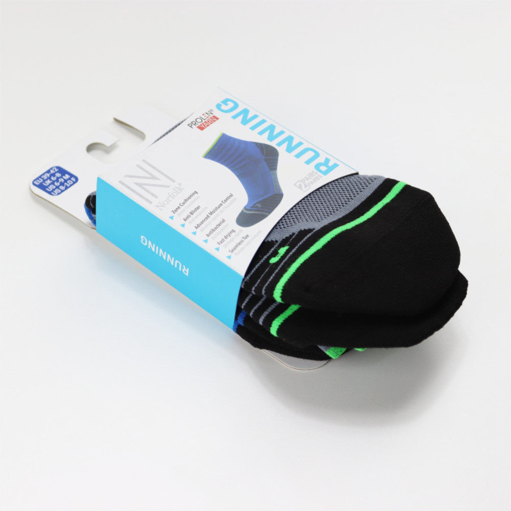 CHEETAH Koşu Spor Performans ve Antreman Çorabı Siyah 2'li Paket - 3