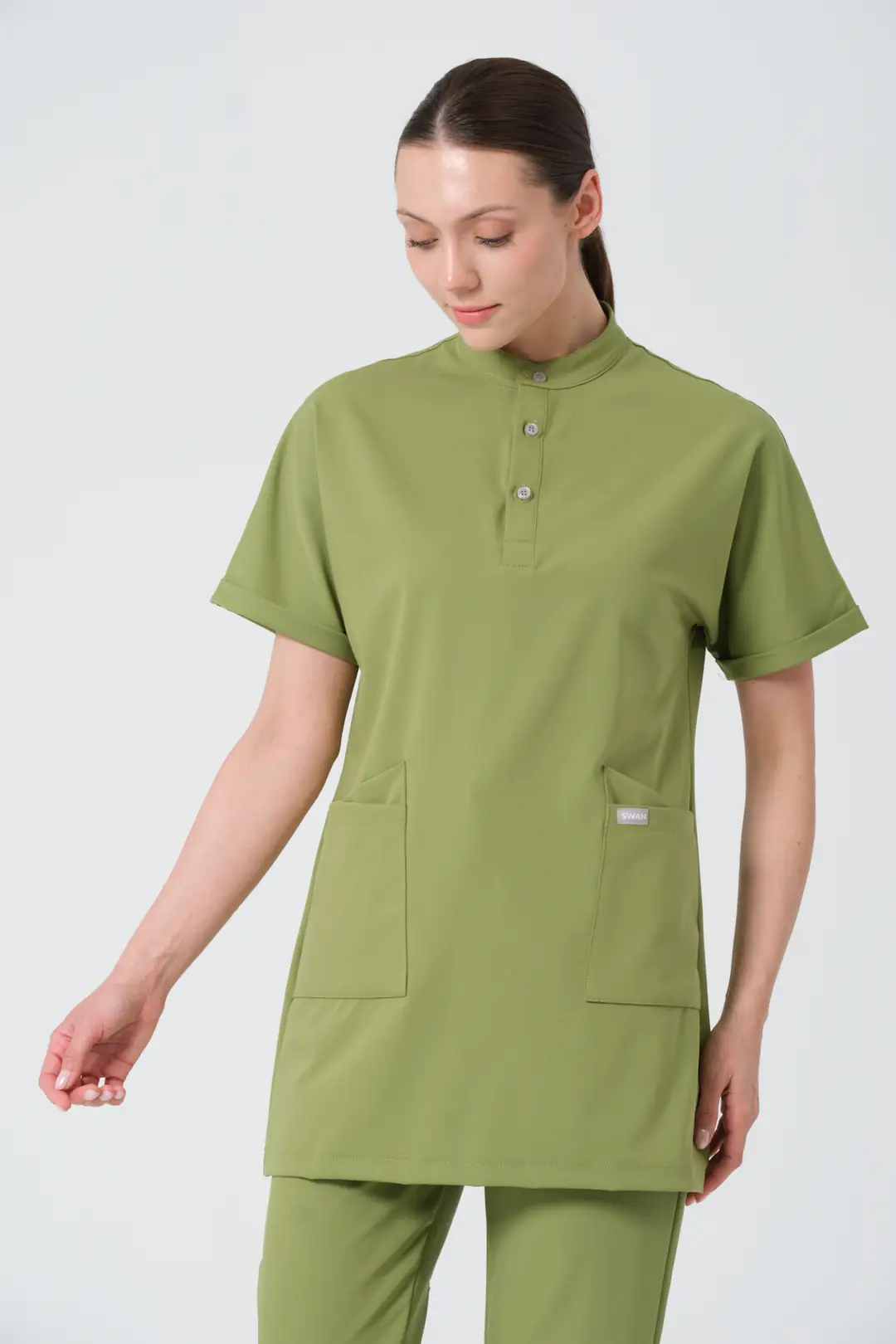 ÇİMEN YEŞİLİ - ECZACI TESETTÜR ÜST ÜNİFORMA (ELIT) - 4