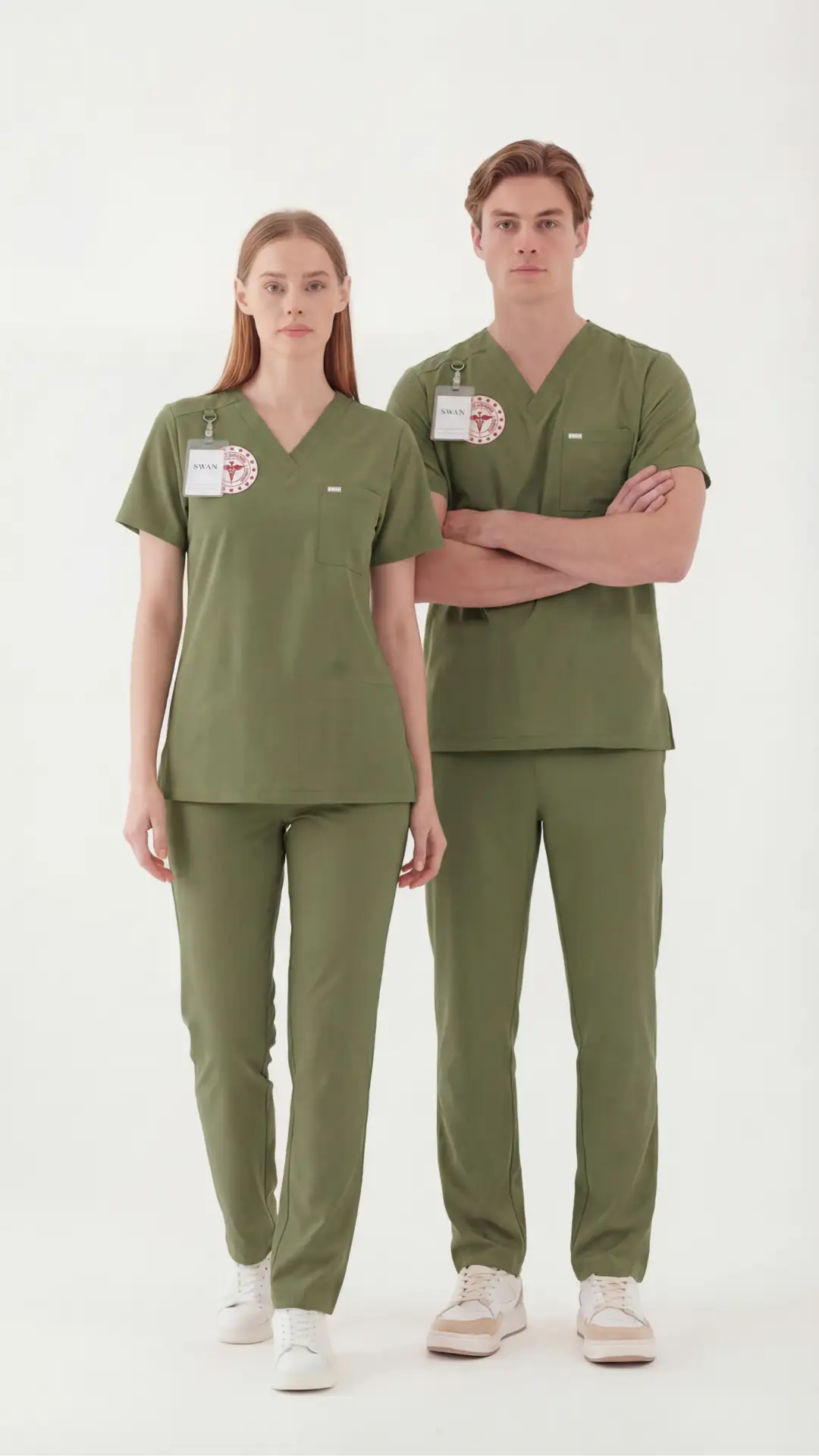 ÇİMEN YEŞİLİ - ECZACI ÜNİFORMA TAKIM