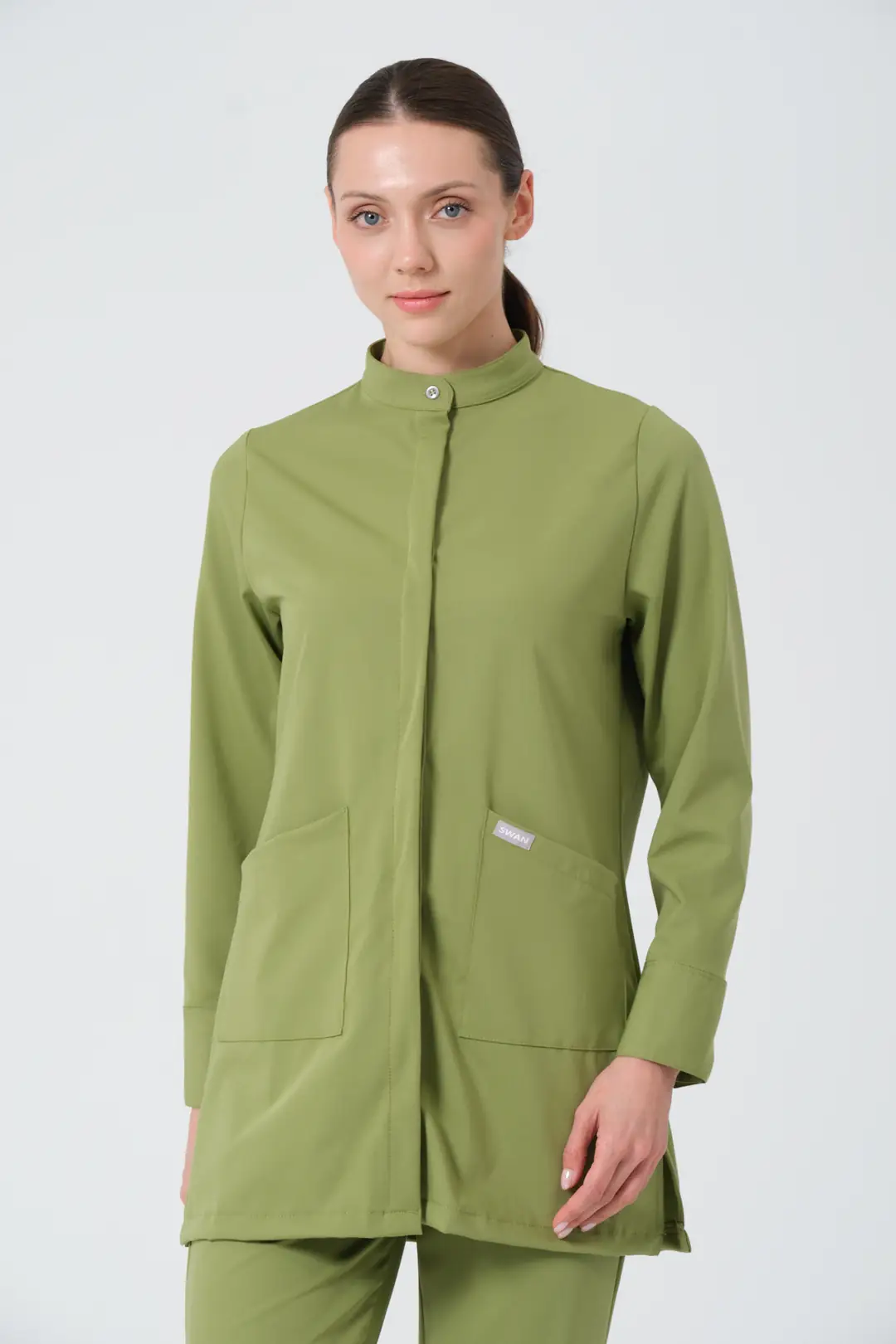 ÇİMEN YEŞİLİ - ECZACI ÜNİFORMA TESETTÜR ÜST ÜNİFORMA (ELIT) - 4