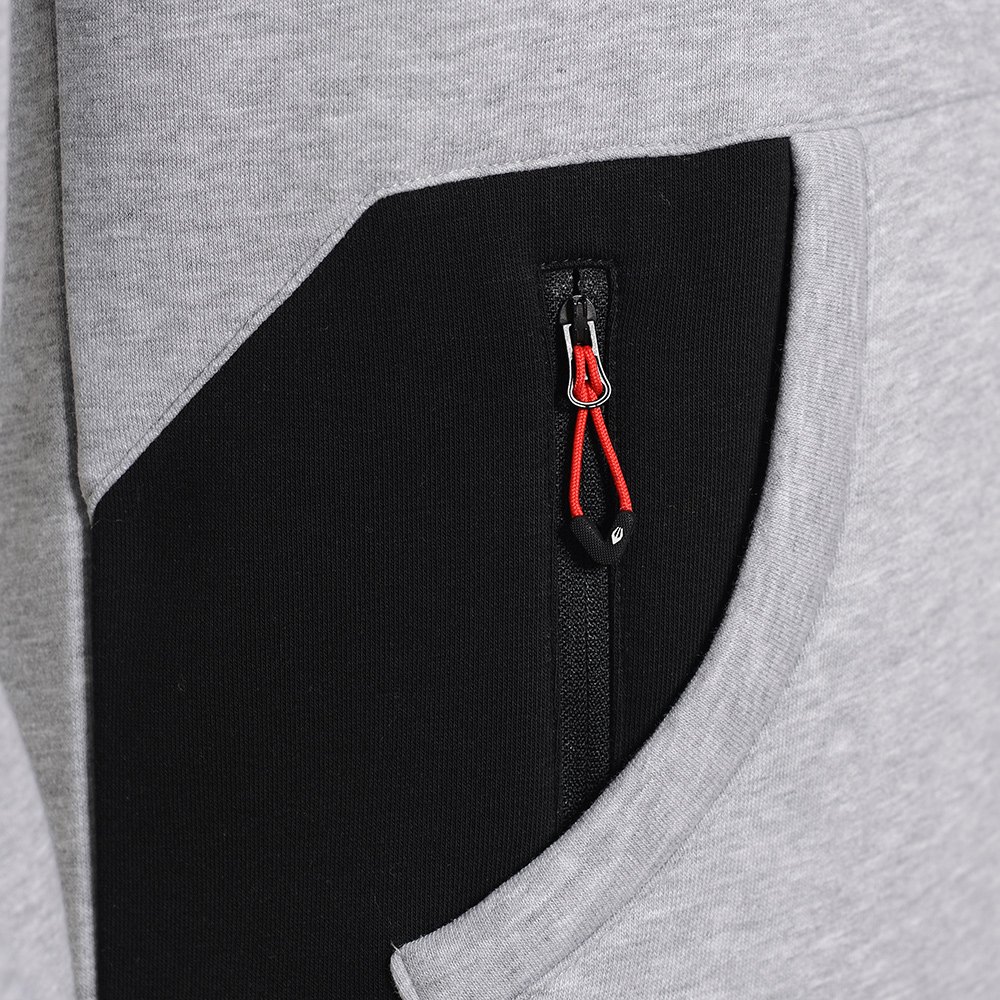 Çift Renkli Kapüşonlu Erkek Sweatshirt - 3