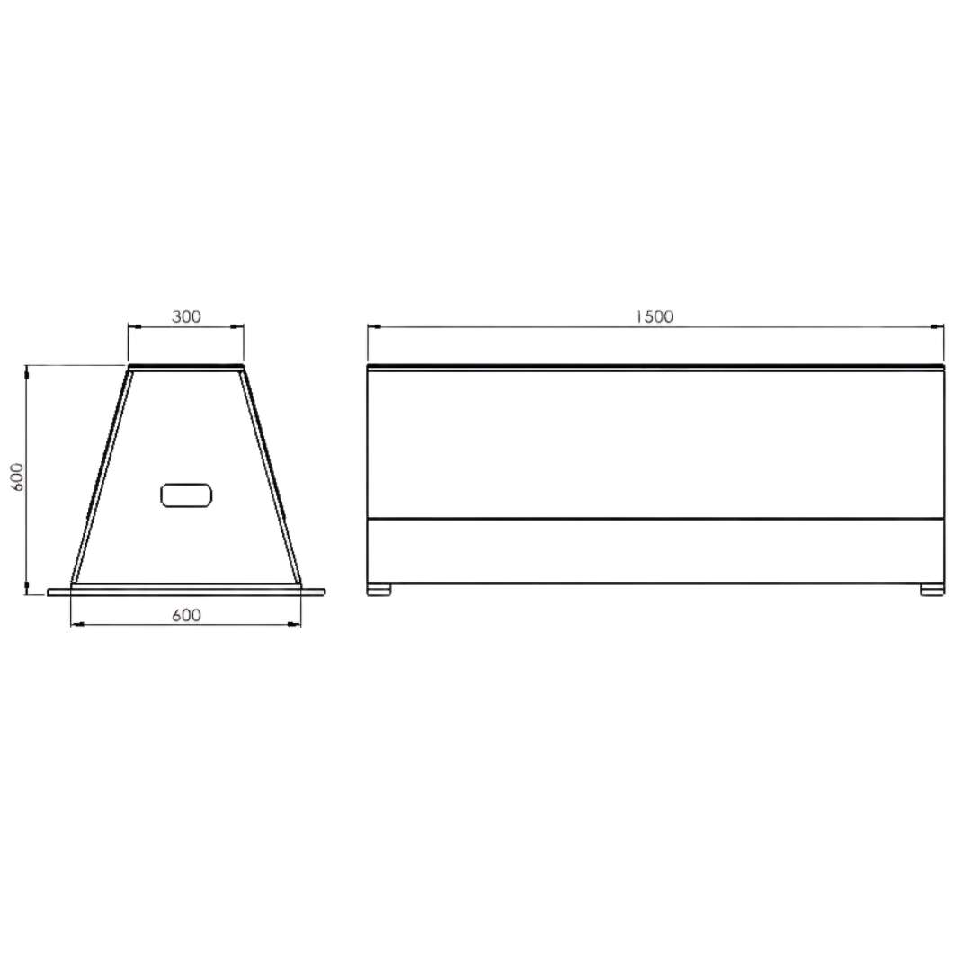 Cimnastik Parkur Ekipmanı – Doğal Ahşap Parkur Kutusu (150x60x60 cm) - 2