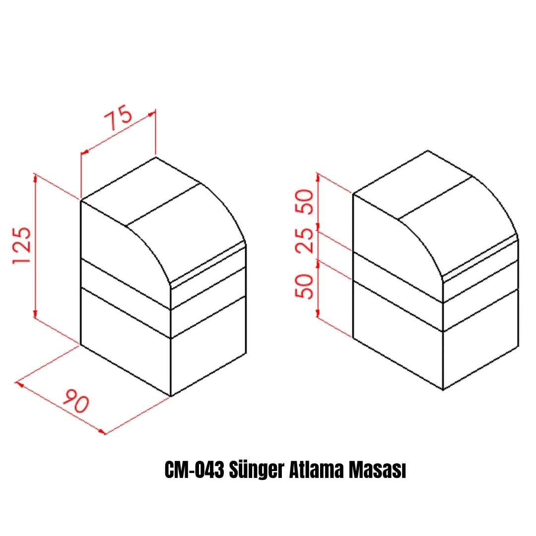 Cimnastik Sünger Atlama Masası CeySport - 4