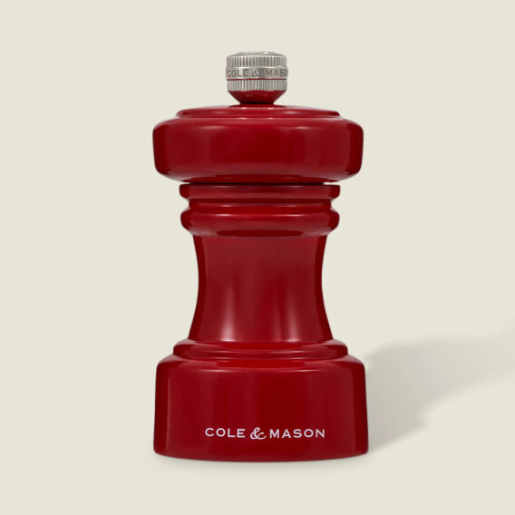Cole & Mason Hoxton Parlak Kırmızı Biber Değirmeni 104mm
