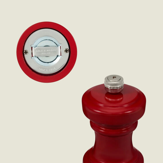 Cole & Mason Hoxton Parlak Kırmızı Biber Değirmeni 104mm - 5