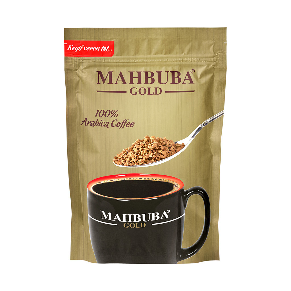 Mahbuba Coffee Çözünebilir %100 Arabica Gold Kahve Tam Kıvamında 100gr