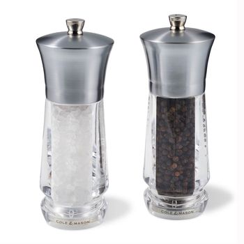 Cole & Mason H321913 Exford 160mm Akrilik Tuz&Biber Değirmeni Seti