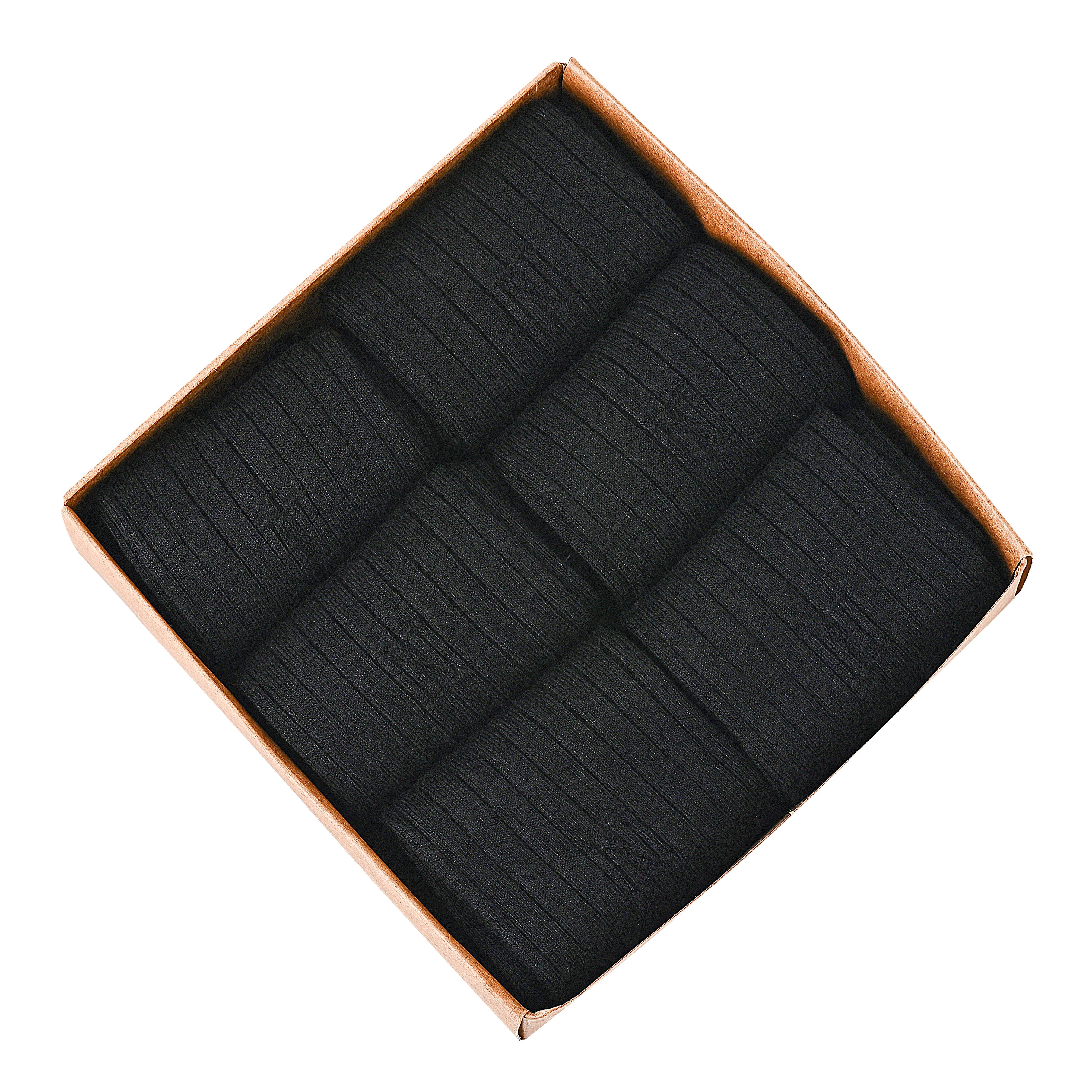 COMET BRUCE N-Twist Teknolojili Bambu-Pamuk Bükümlü Günlük Çorap - 6 Çift - Kraft Kutu