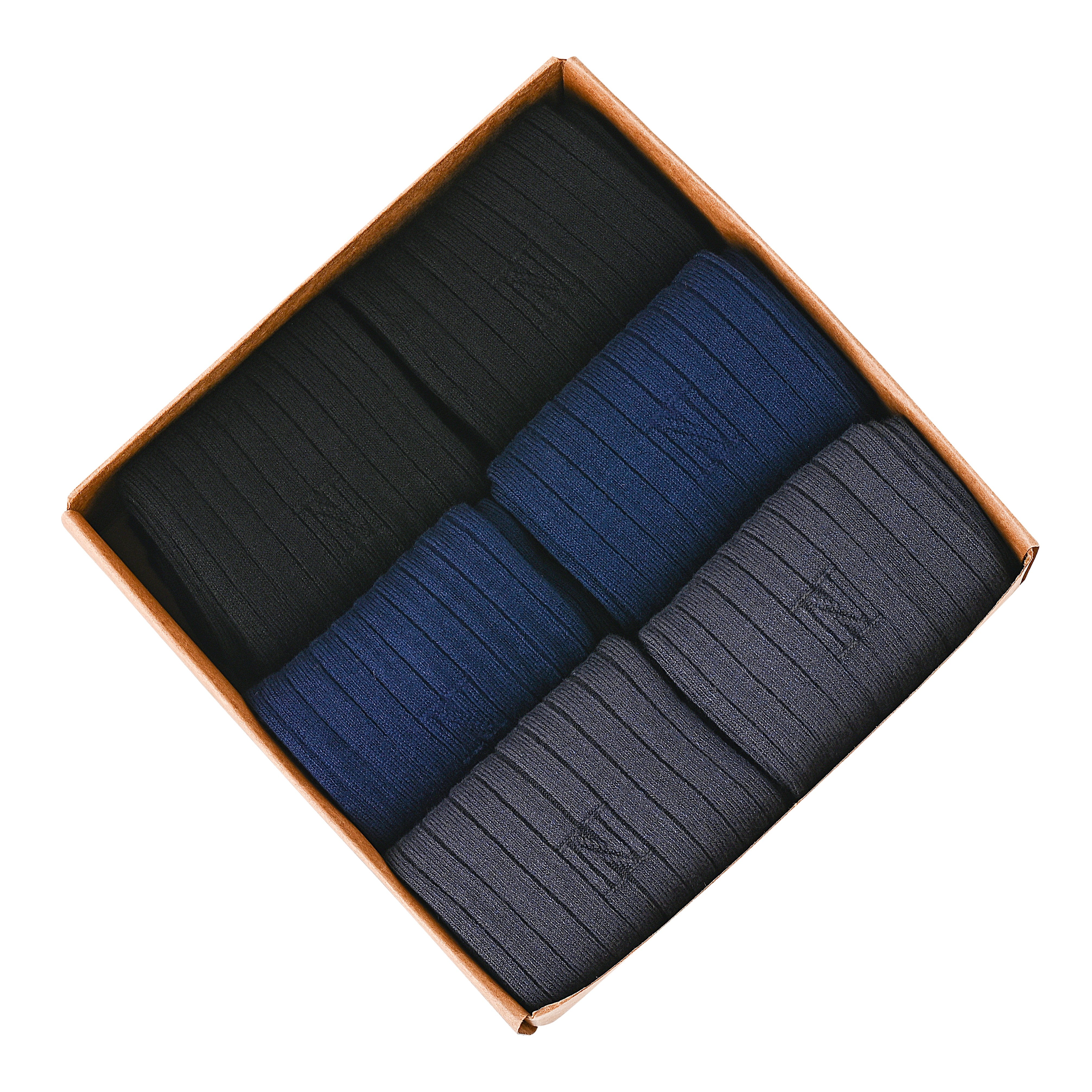 COMET FREDDY N-Twist Teknolojili Bambu-Pamuk Bükümlü Günlük Çorap - 6 Çift - Kraft Kutu