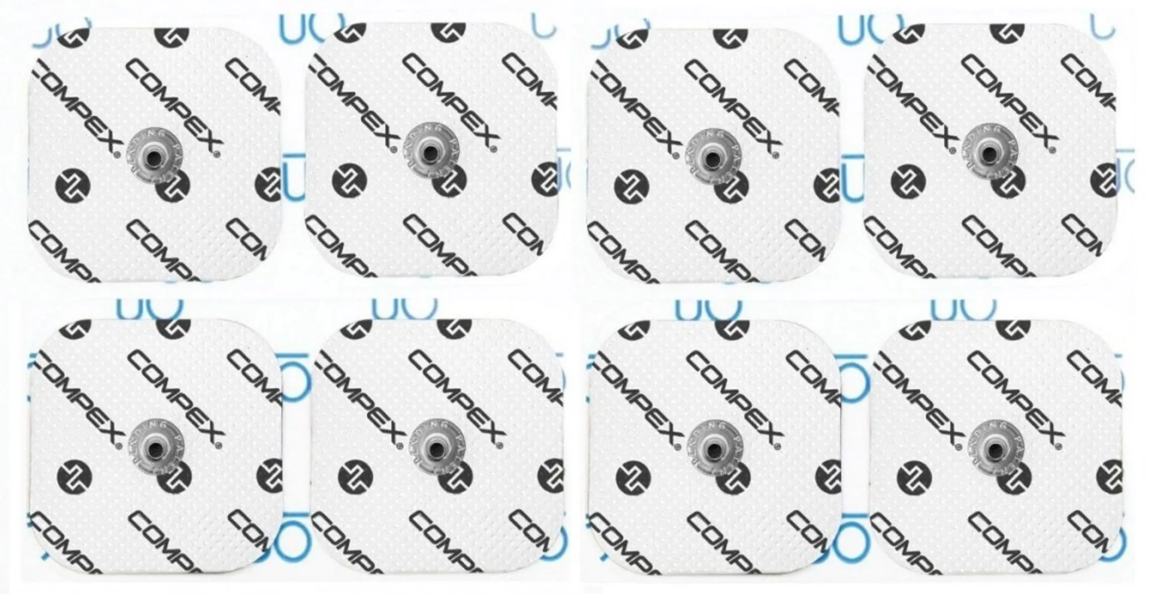 Compex Performance Serisi 5×5 cm Snaps-Çıtçıtlı Elektrot 8 Adetli Paket