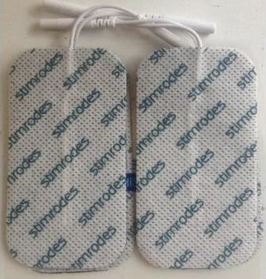 Stimrodes Tens Cihazı Pedi 5×9 cm Elektrot Düz Pin Girişli Soketli