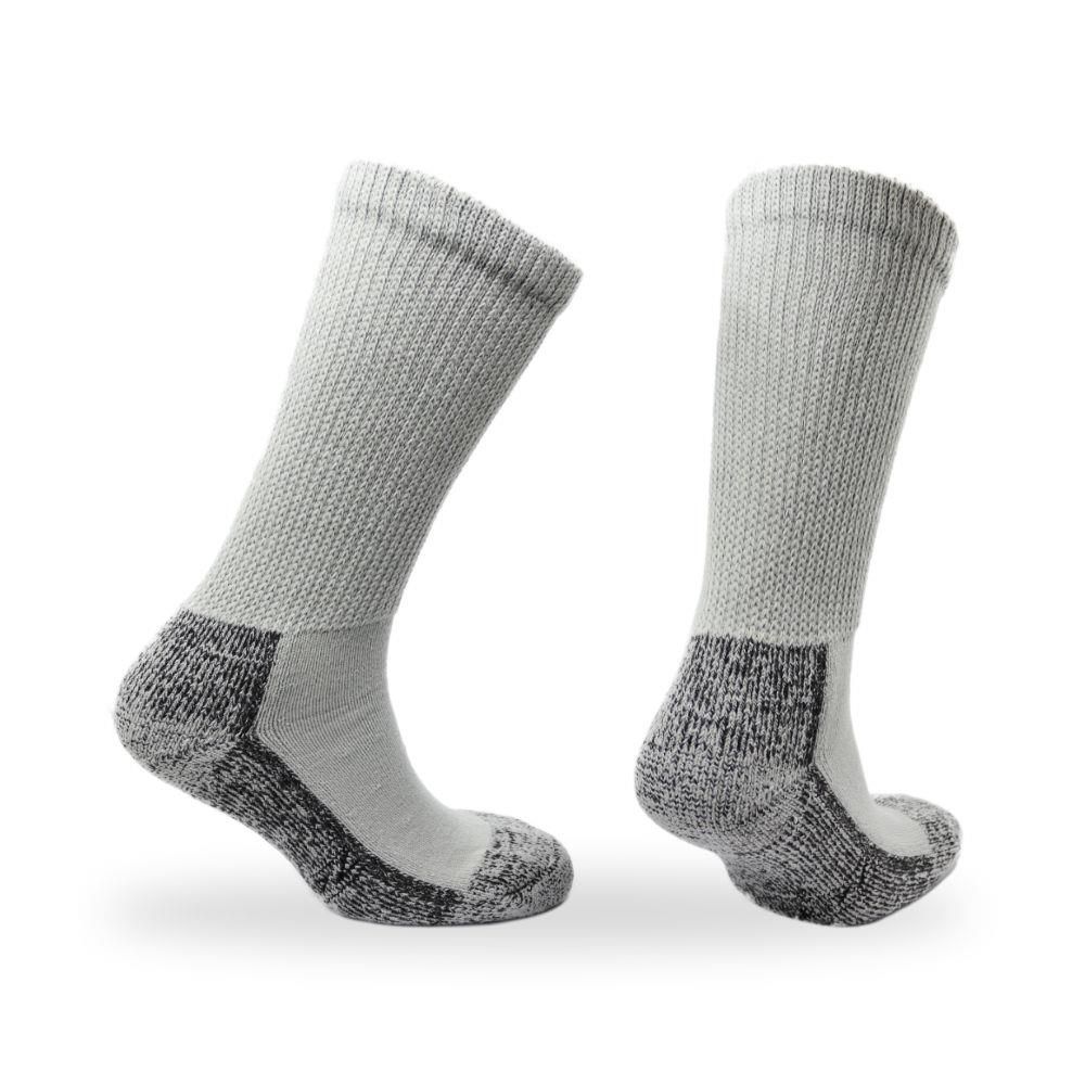 Contractor Çelik Başlıklı İş Botları için Yastıklı ve Takviyeli Termal Çorap Gri
