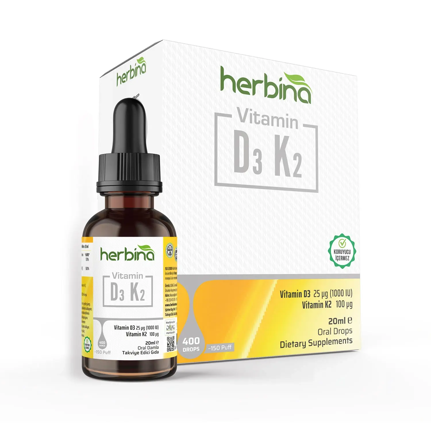 D3K2 Vitamin Damla