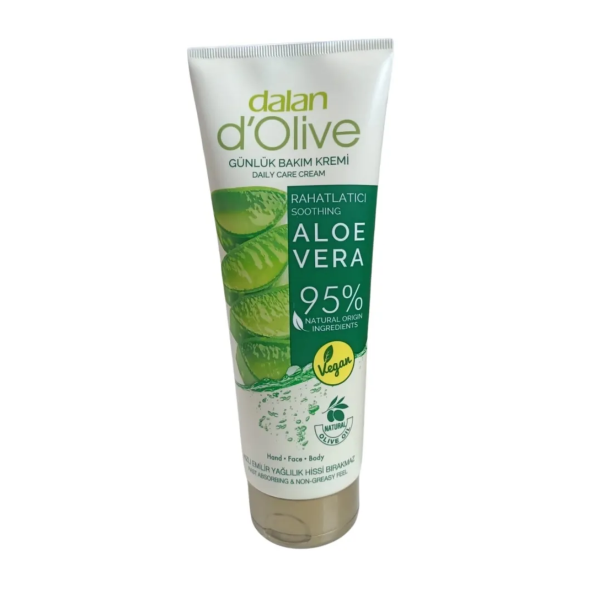Dalan D'olive Aloe Vera Hızlı Emilen Tüp Krem  250 ml